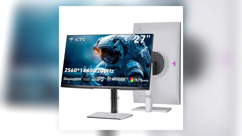 KTC M27T6S 27-inch Mini LED HDR1000 gaming monitor product image