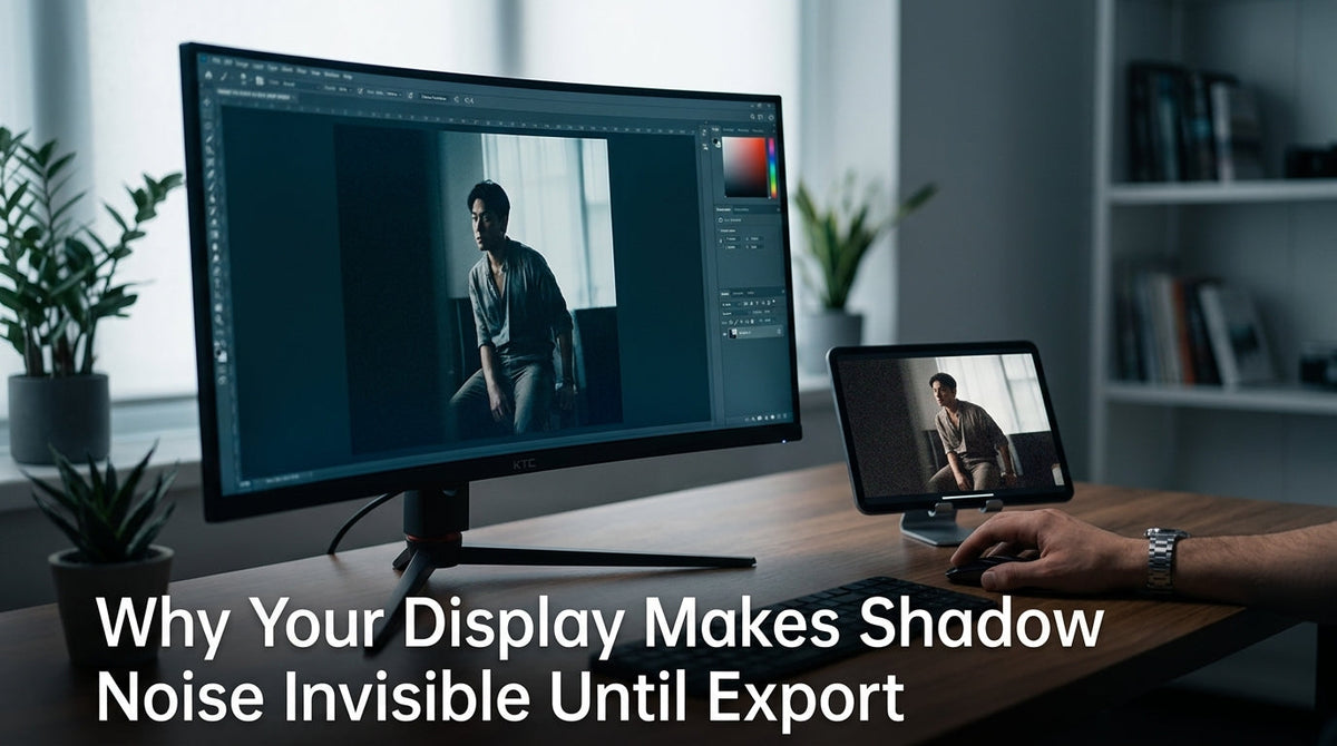 Why Your Display Hides Shadow Noise Until Export