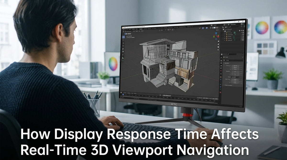 How Display Response Time Affects Real-Time 3D Viewport Navigation
