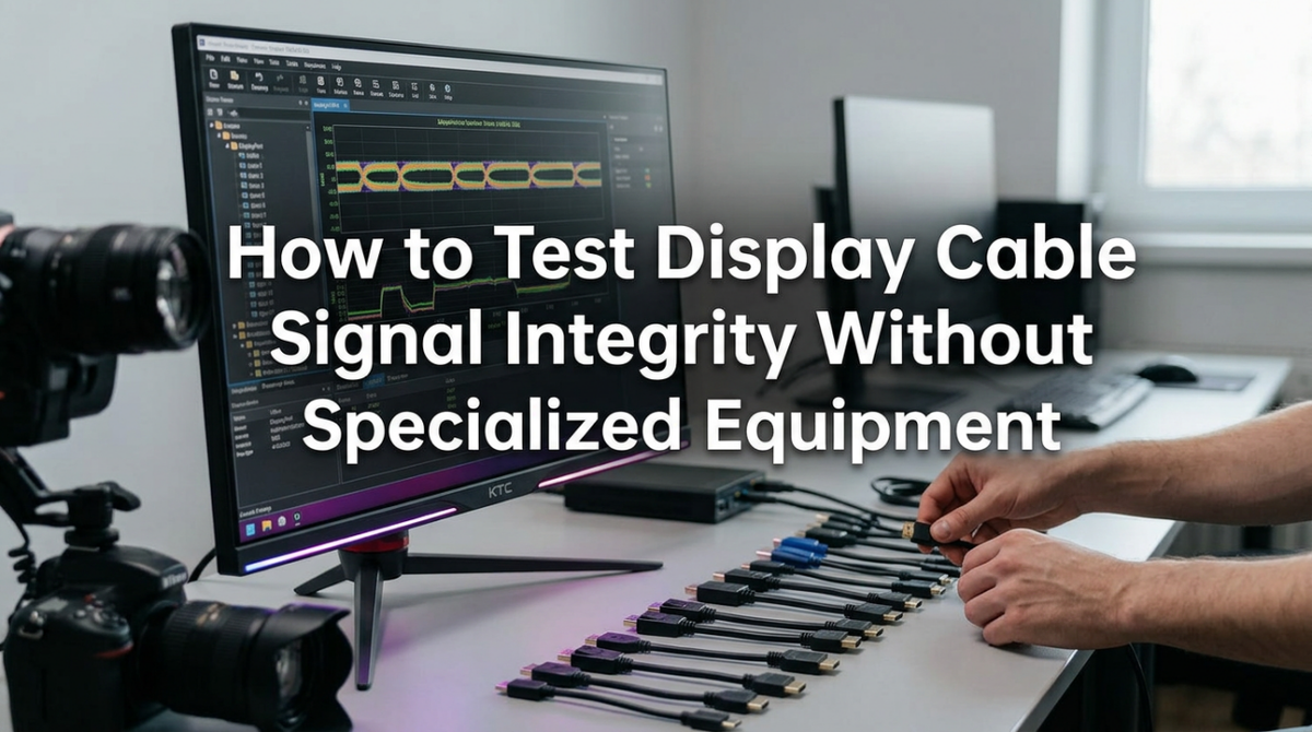 How to Test Display Cable Signal Integrity Without Specialized Equipment