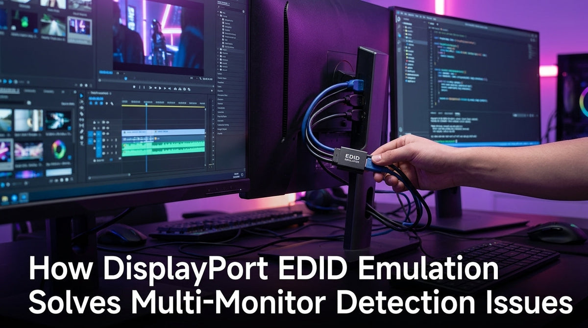 How DisplayPort EDID Emulation Solves Multi-Monitor Detection Issues