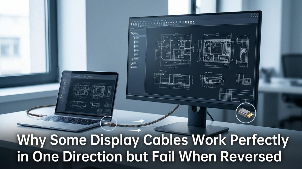Why Some Display Cables Work Perfectly in One Direction but Fail When Reversed