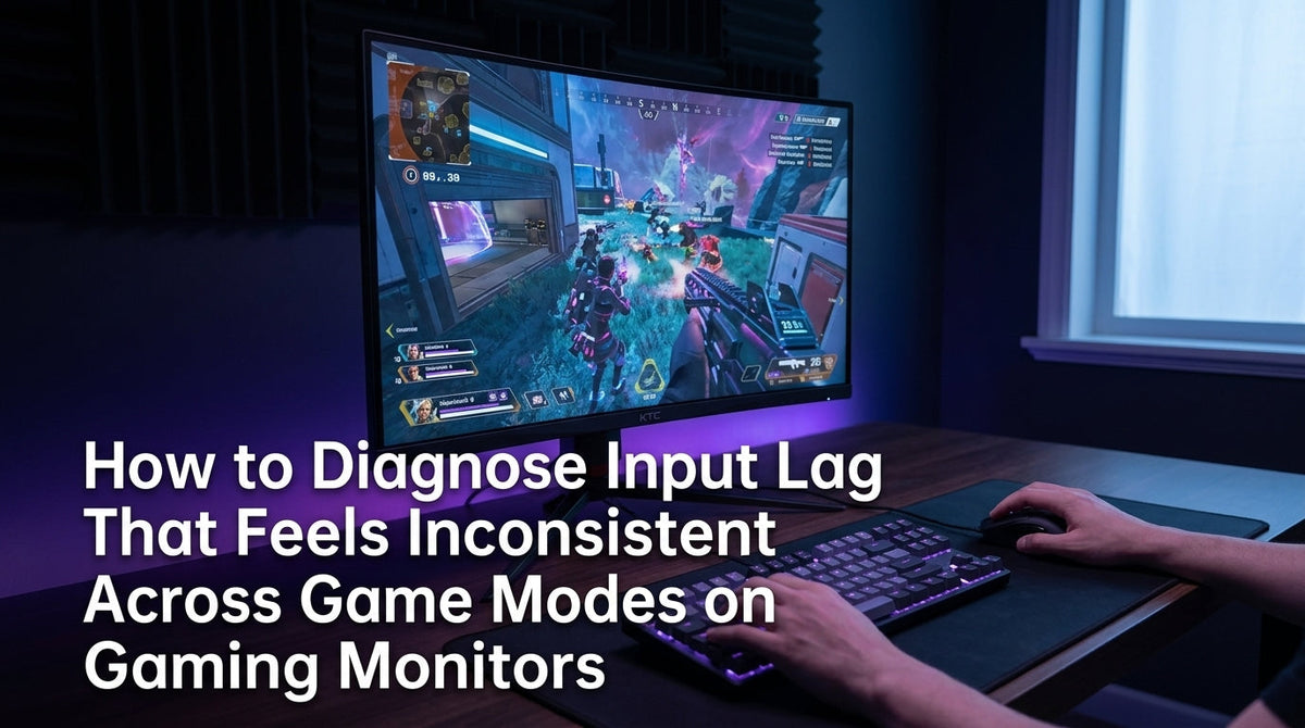 How to Diagnose Input Lag That Feels Inconsistent Across Game Modes on Gaming Monitors