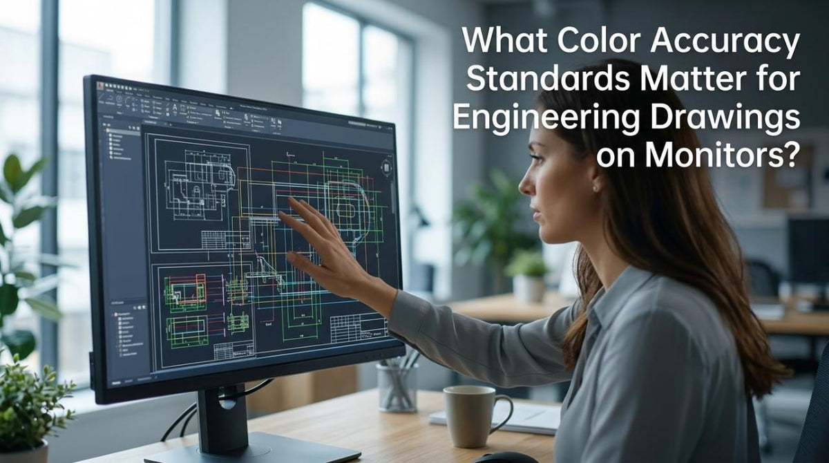 What Color Accuracy Standards Matter for Engineering Drawings on Monitors?