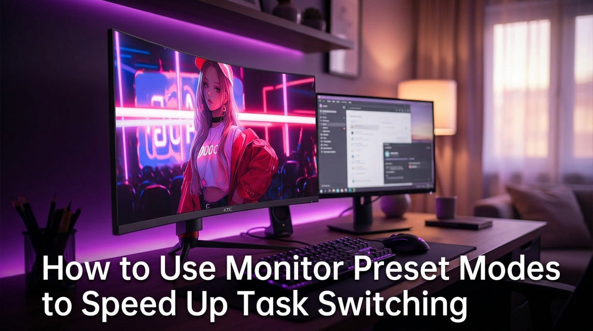 Monitor Preset Modes for Faster Task Switching