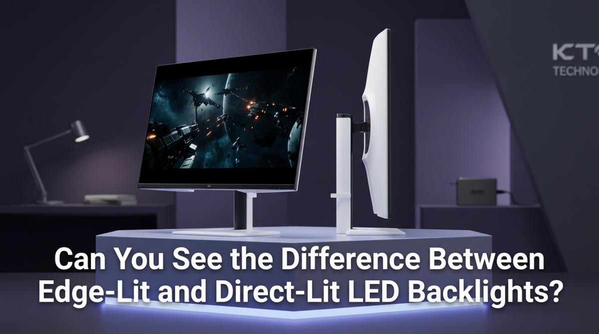 Can You See the Difference Between Edge-Lit and Direct-Lit LED Backlights?