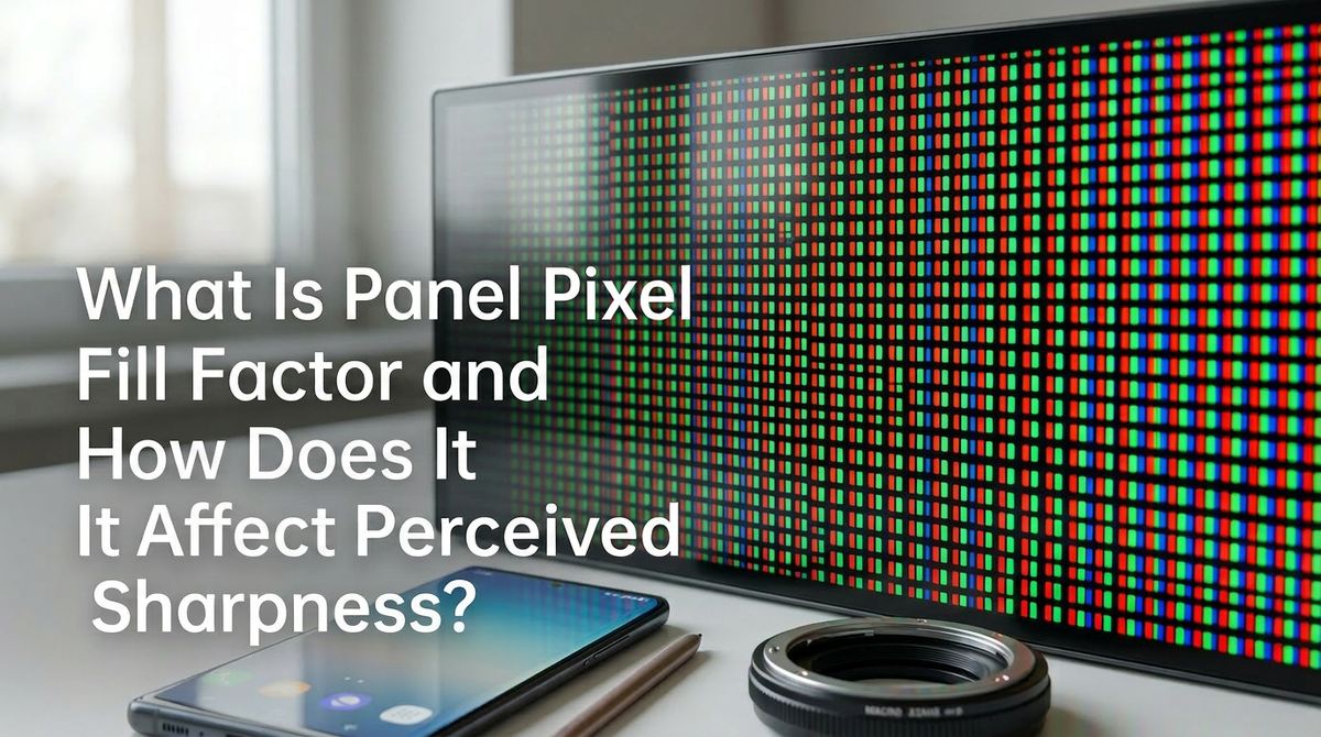 What Is Panel Pixel Fill Factor and How Does It Affect Perceived Sharpness?