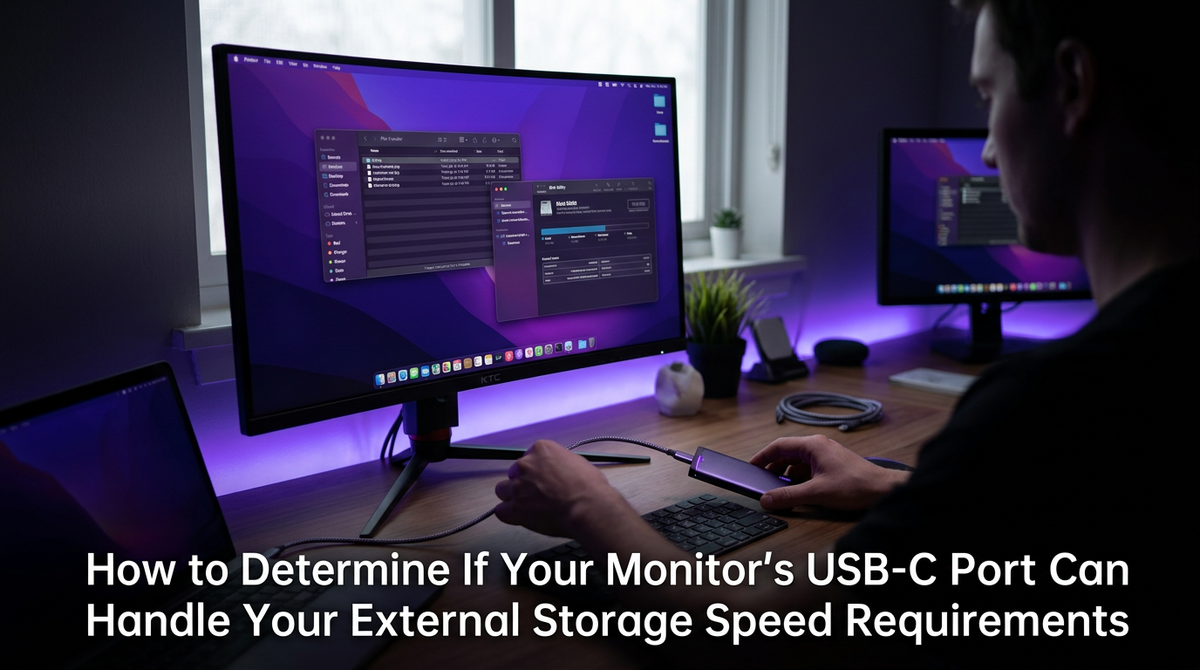 How to Determine If Your Monitor’s USB-C Port Can Handle Your External Storage Speed Requirements