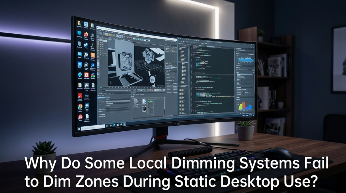 Why Do Some Local Dimming Systems Fail to Dim Zones During Static Desktop Use?