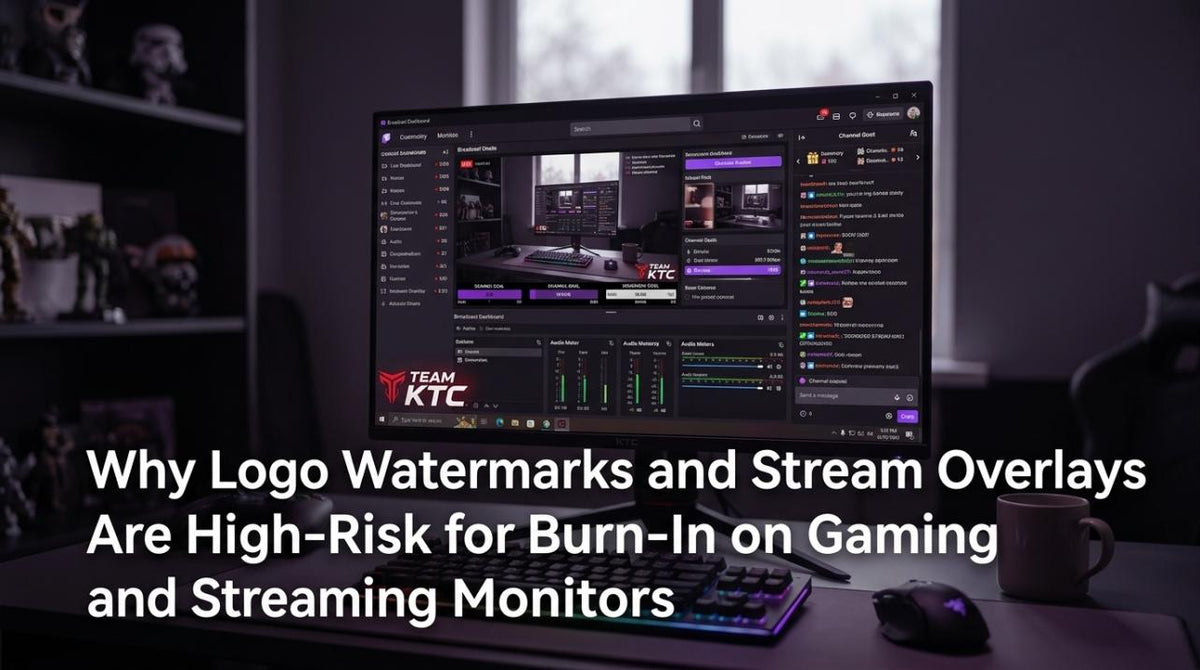 Why Logo Watermarks and Stream Overlays Are High-Risk for Burn-In on Gaming and Streaming Monitors