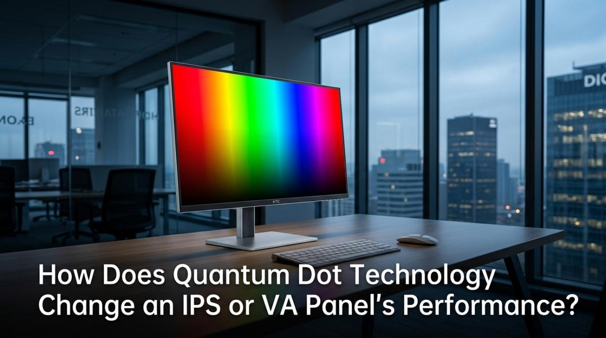 How Does Quantum Dot Technology Change an IPS or VA Panel’s Performance?