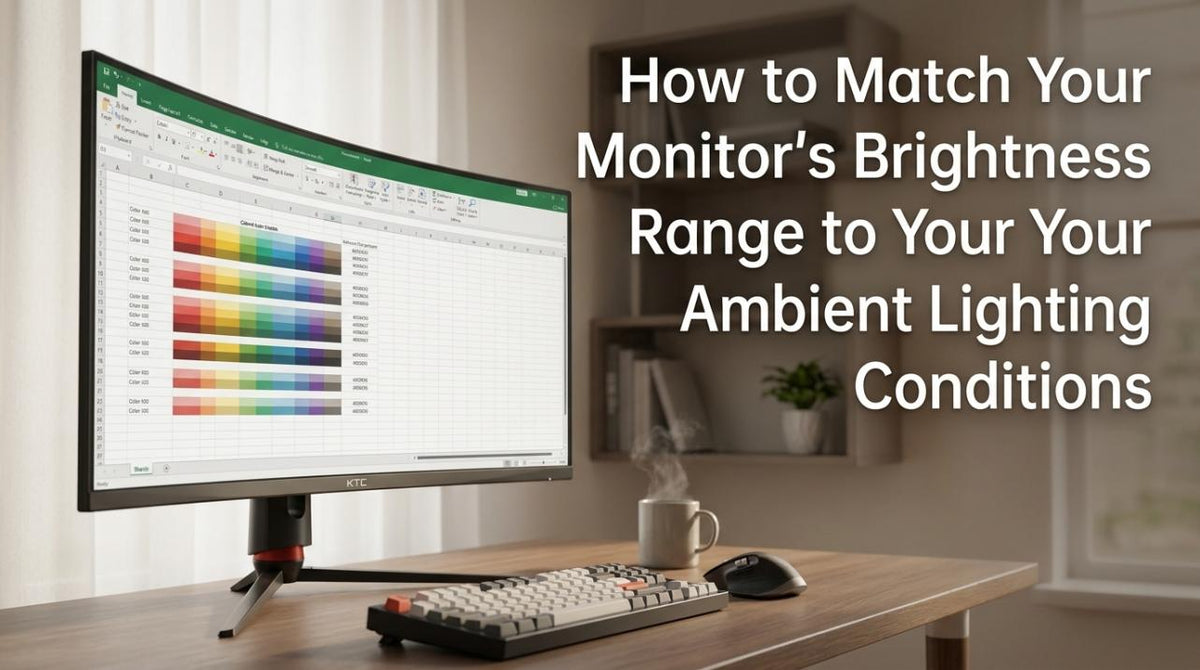 How to Match Your Monitor’s Brightness Range to Your Typical Ambient Lighting Conditions