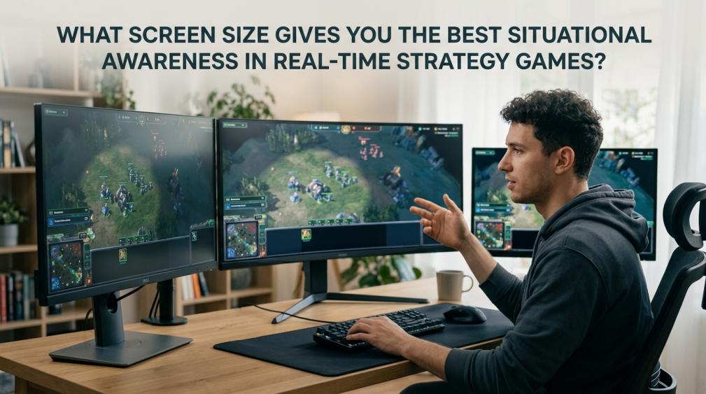 What Screen Size Gives You the Best Situational Awareness in Real-Time Strategy Games?