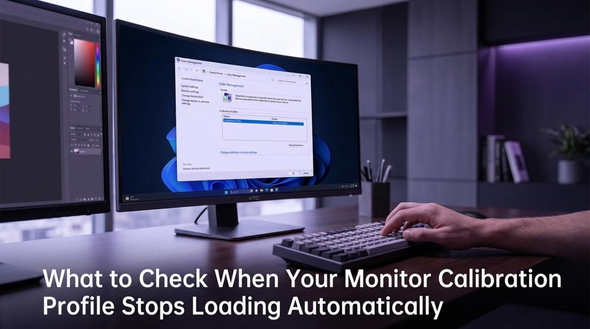 What to Check When Your Monitor Calibration Profile Stops Loading Automatically