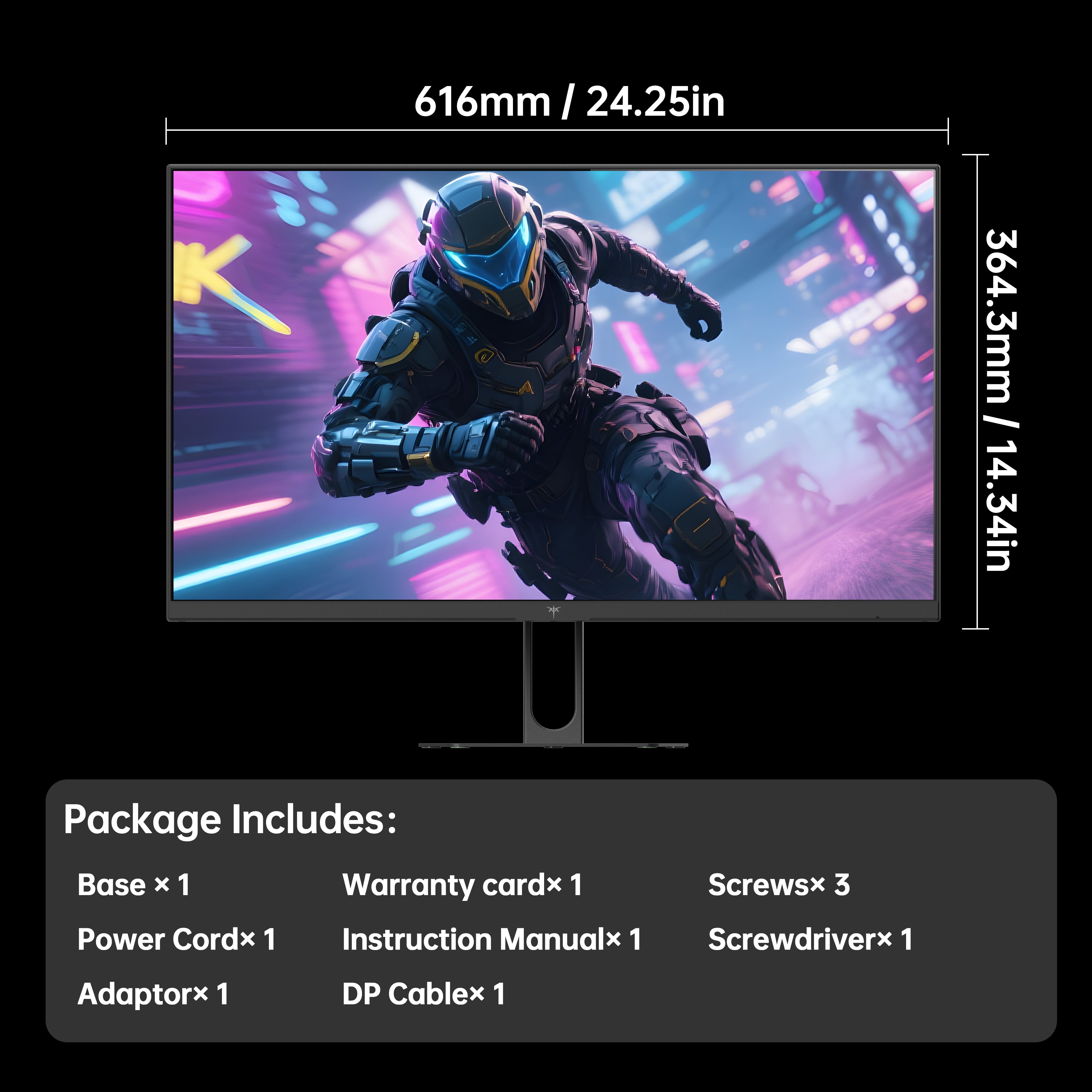 KTC 27-inch 2K QHD gaming monitor with 210Hz, 1ms, HDR400 and Fast IPS