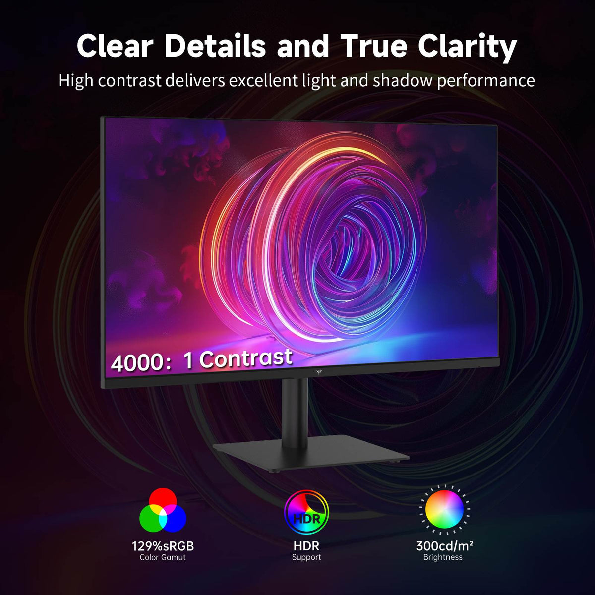 KTC 27" 2K 144Hz HVA High-contrast Gaming Monitor丨H27T27S