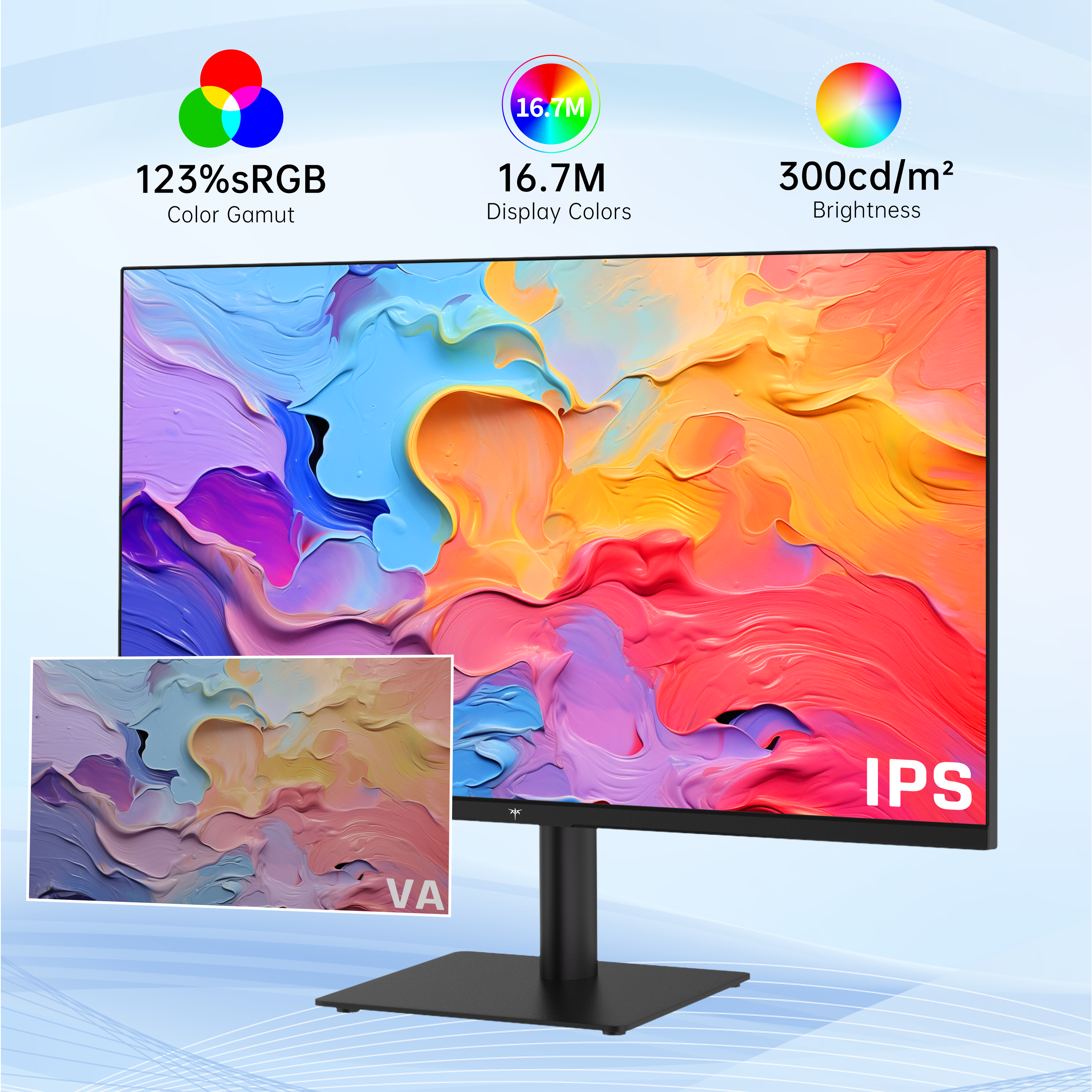 KTC monitor with HDMI 2.0 and DisplayPort 1.4 dual connectivity
