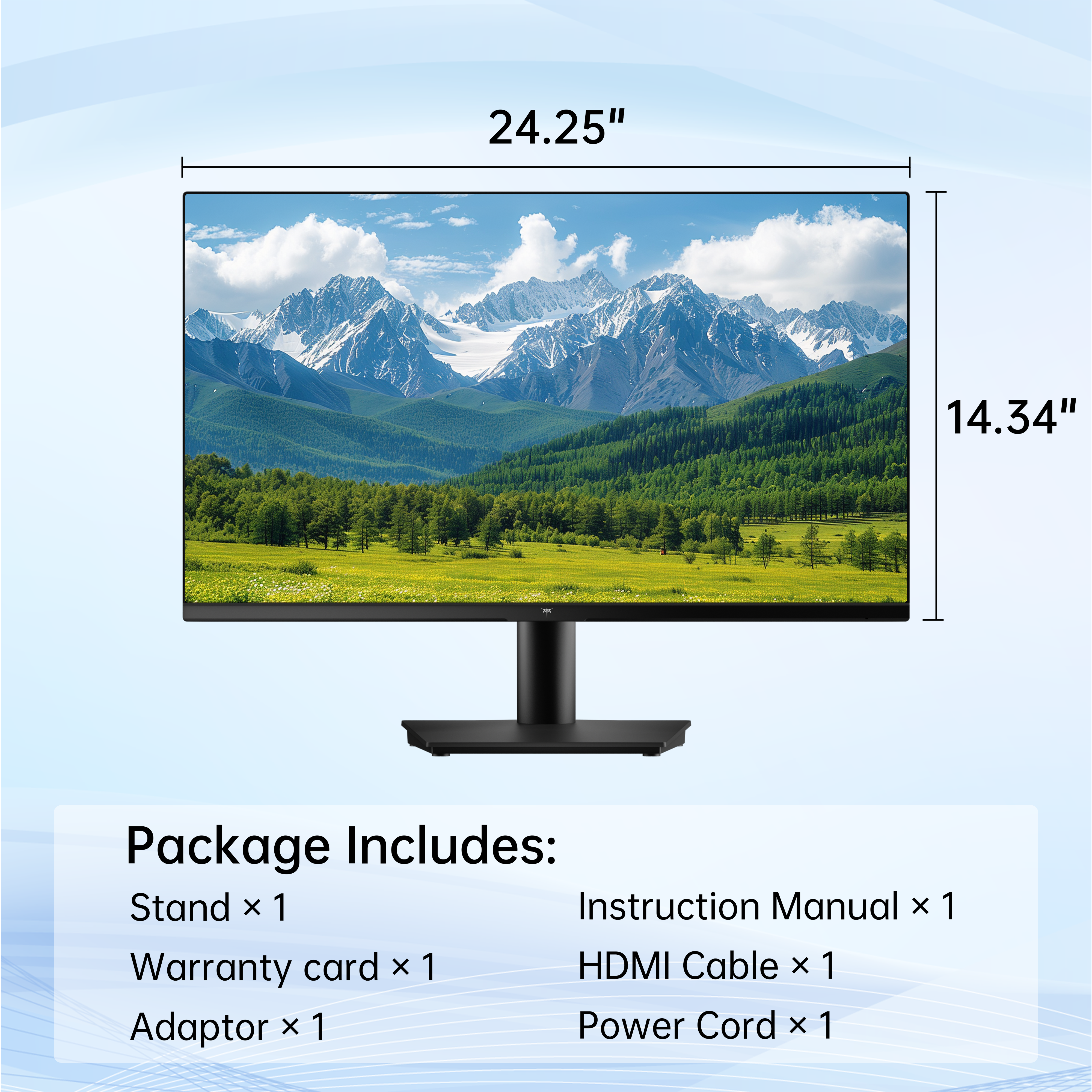 KTC 24/27-inch 2K IPS monitor with 100Hz, 99% sRGB, HDR10, HDMI and DP