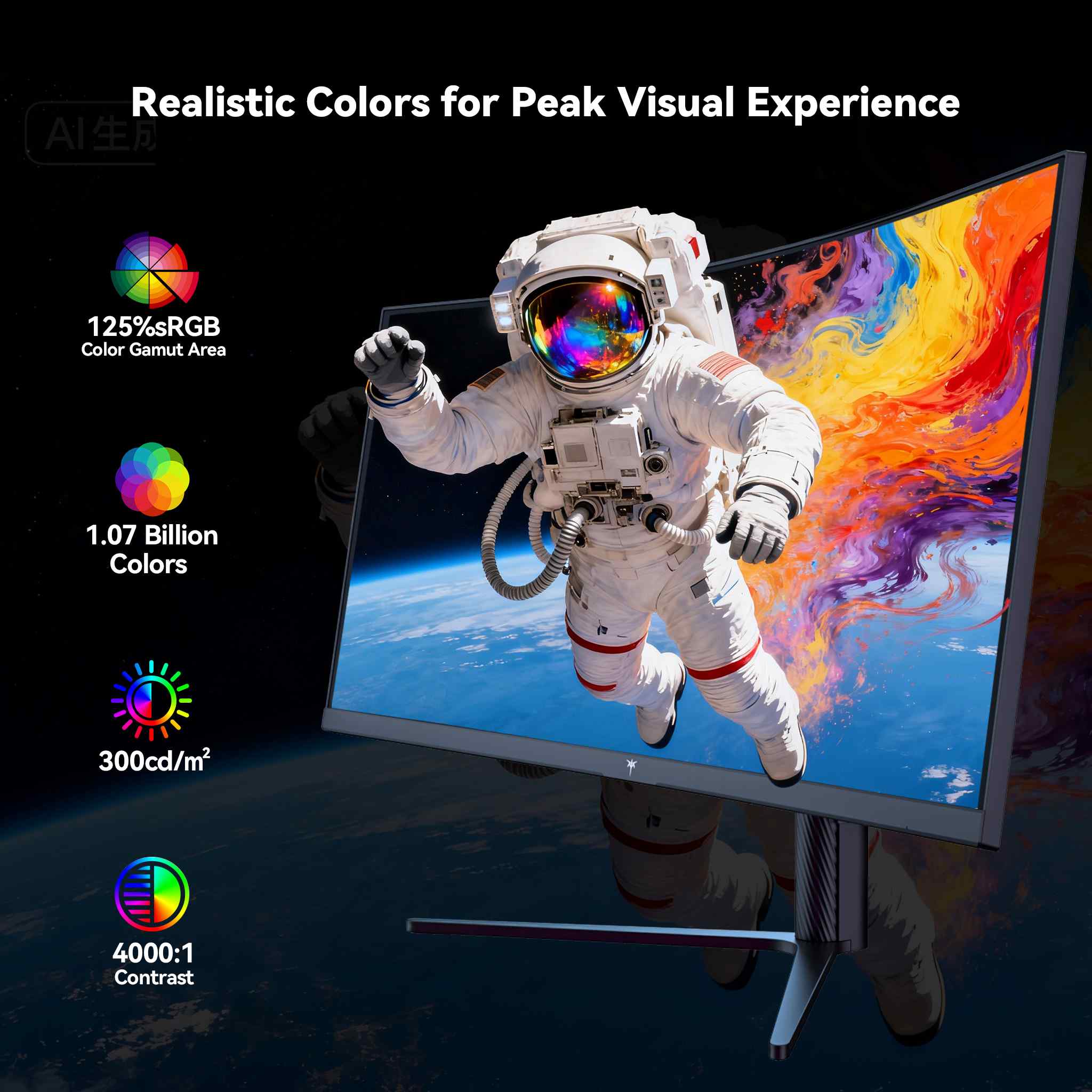KTC 34" 2K 180Hz/1ms 1500R Curved Gaming Monitor | H34S5
