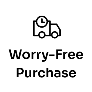 Worry-Free Purchase shield badge for Seel purchase protection