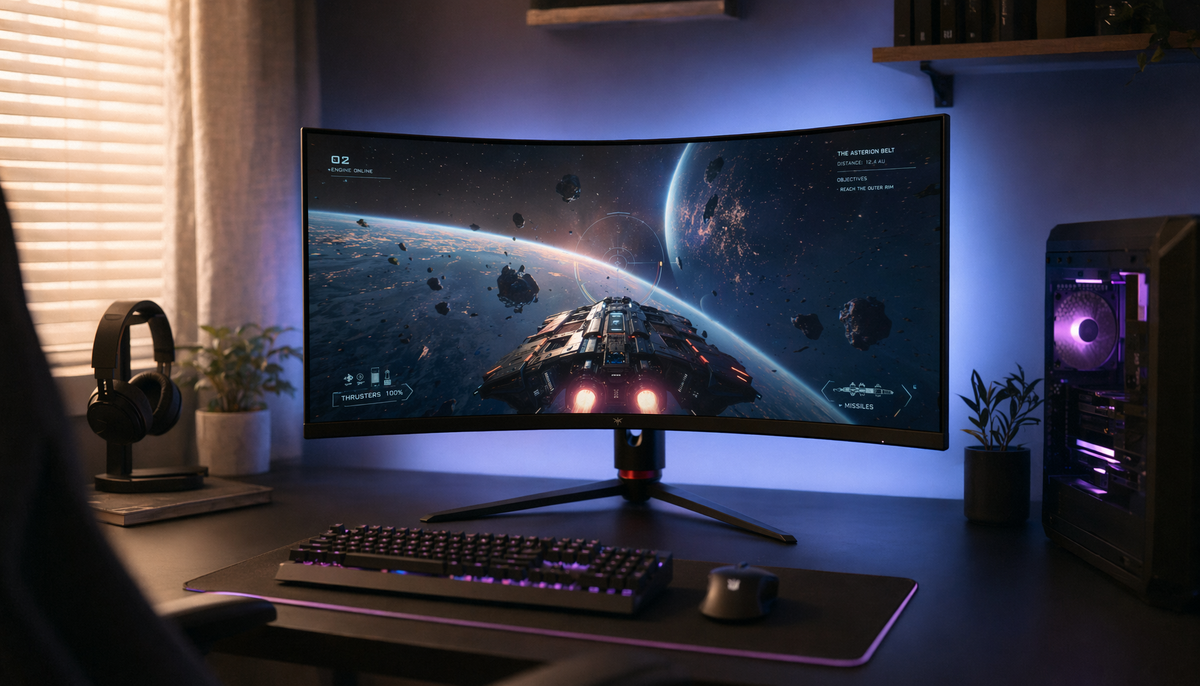 Monitor R Curve Explained Optimal 1000R Curved Screen Viewing Distance Guide