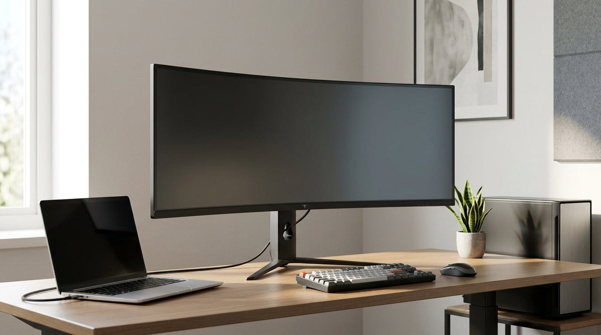 Built-In KVM Monitors Simplify Hybrid Work Setups