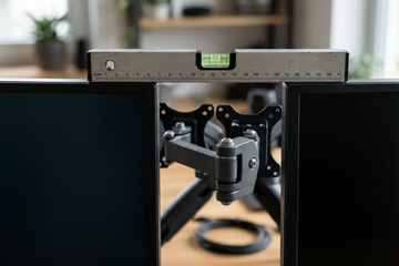 Architectural Planning for Dual Gaming Monitors: VESA Mounts and Bezels