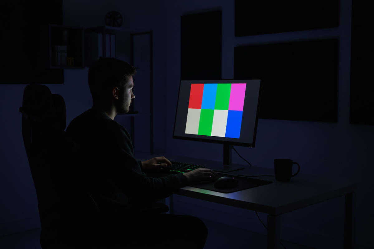Monitor Test Running DIY Monitor Color Test: Dead Pixels & Uniformity Check