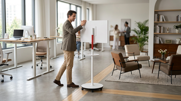The 2026 'Floating' Workstation: Using Rolling Displays for Dynamic Hot-Desking
