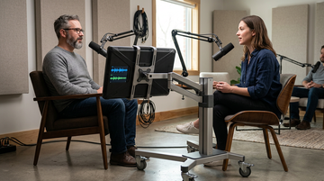 MegPad for Mobile Podcasting: The Rolling Guest Monitor & Session Control Hub