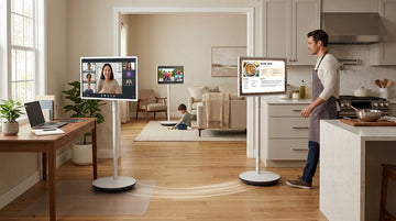 Rolling Smart Display for Home Office and Kitchen