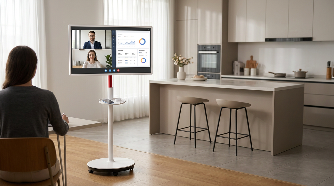 Small Desk Programmable Display Portable Smart Display for Kitchen and Office