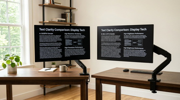 Text Clarity Comparison OLED vs Mini-LED