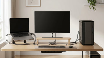 USB-C KVM Monitor Setup for MacBook and Gaming PC