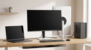 USB-C KVM Monitor for Laptop and Desktop