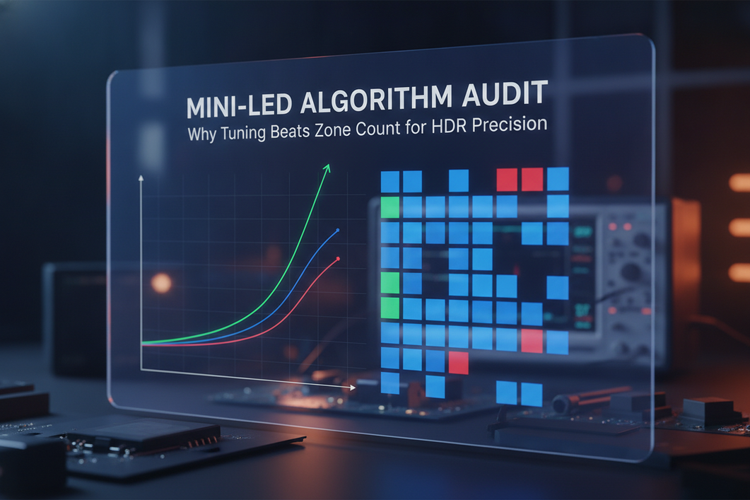 Mini-LED Algorithm Audit: Why Tuning Beats Zone Count for HDR Precision
