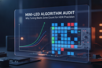 Mini-LED Algorithm Audit: Why Tuning Beats Zone Count for HDR Precision