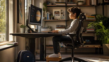 How to Set Up a Monitor for a Child or Shorter Adult Without Compromising Ergonomic Guidelines
