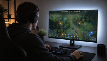 How Display Size Affects Tactical Awareness in Top-Down MOBAs