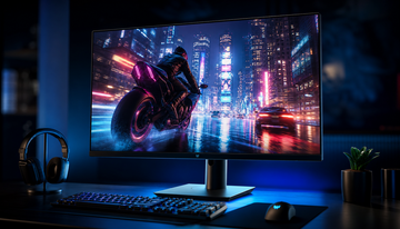 Gaming monitor showing stable color display at high refresh rate