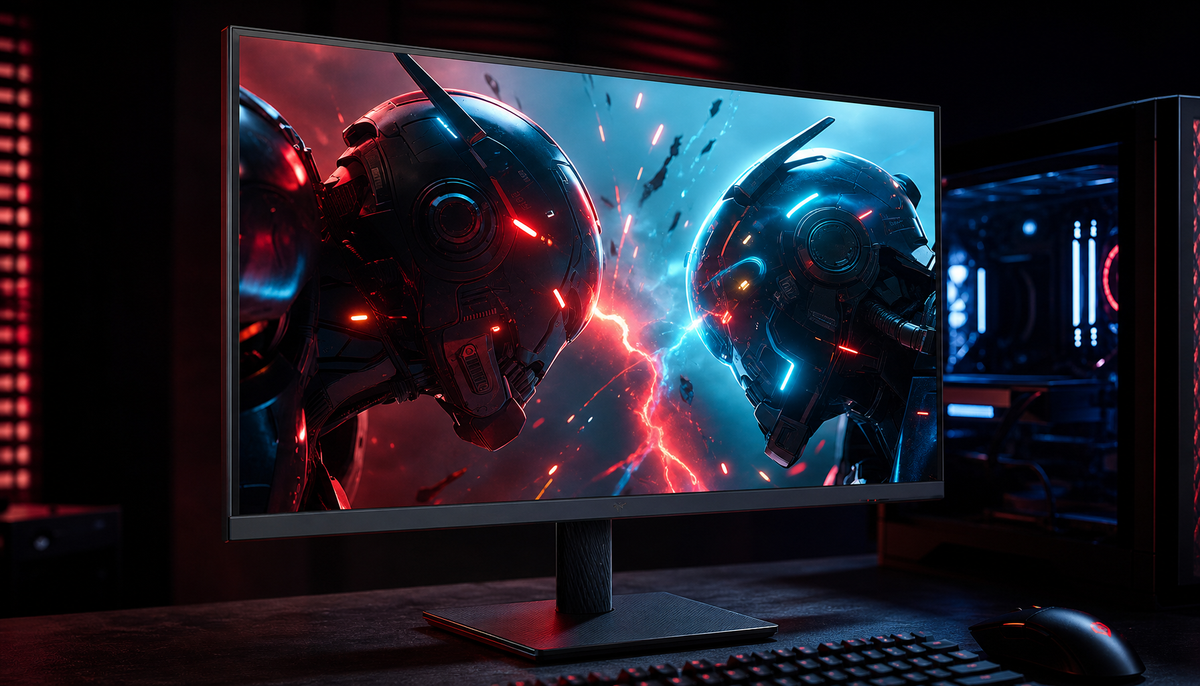 HDR gaming monitor showing the impact of chroma subsampling on color fidelity