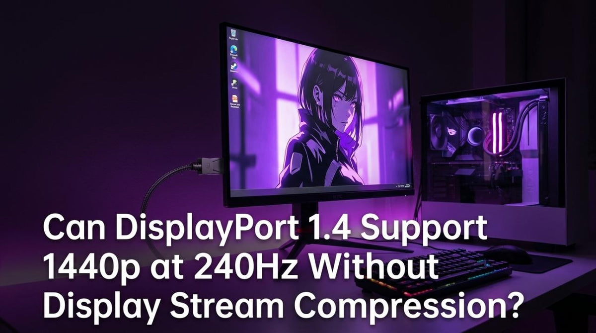 Can DisplayPort 1.4 Support 1440p at 240Hz Without Display Stream Compression?