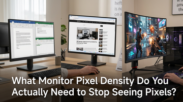 What Monitor Pixel Density Do You Actually Need to Stop Seeing Pixels?