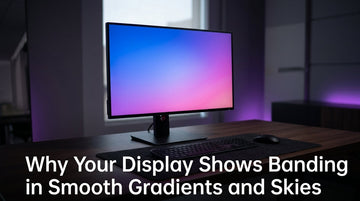 Why Your Display Shows Banding in Smooth Gradients and Skies