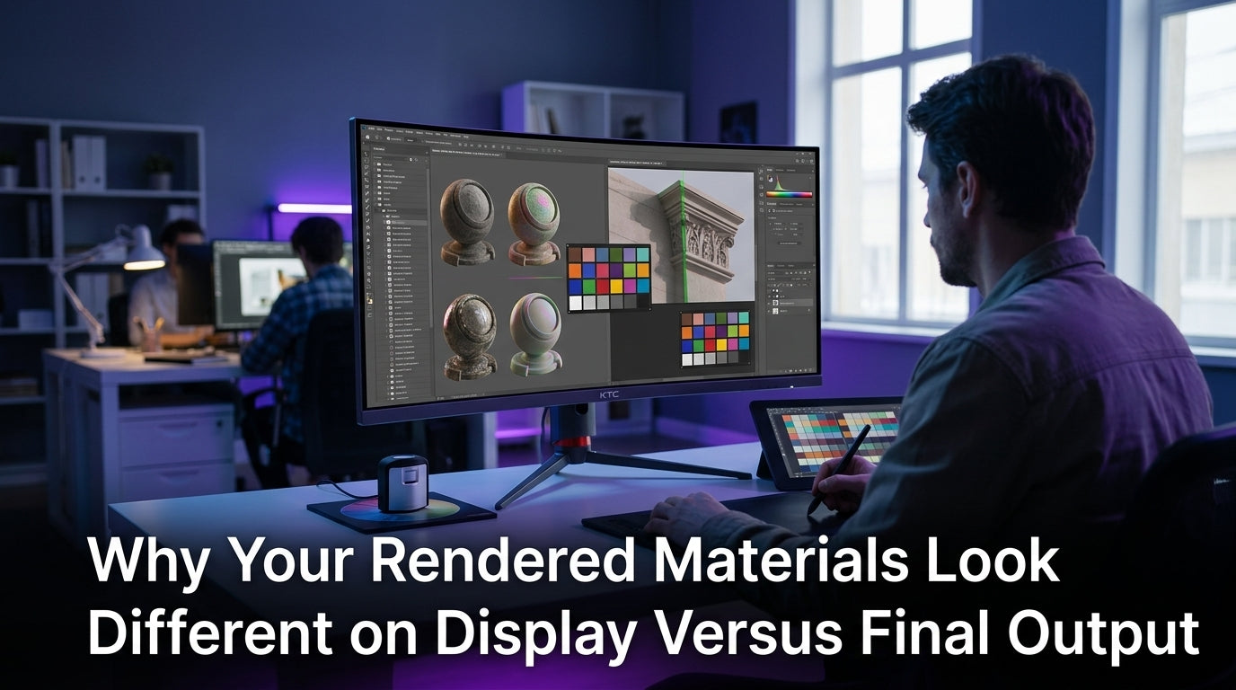 Why Your Rendered Materials Look Different on Display Versus Final Output
