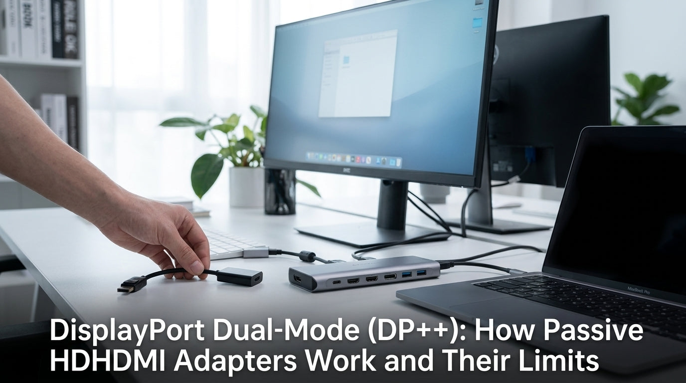 DisplayPort Dual-Mode (DP++): How Passive HDMI Adapters Work and Their Limits