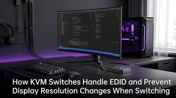 How KVM Switches Handle EDID and Prevent Display Resolution Changes When Switching