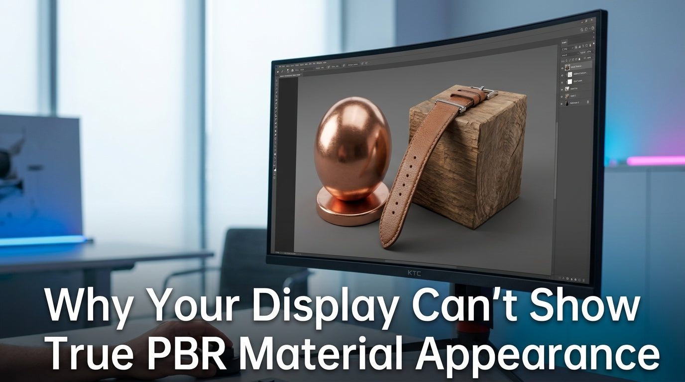 Why Your Display Can’t Show True PBR Material Appearance