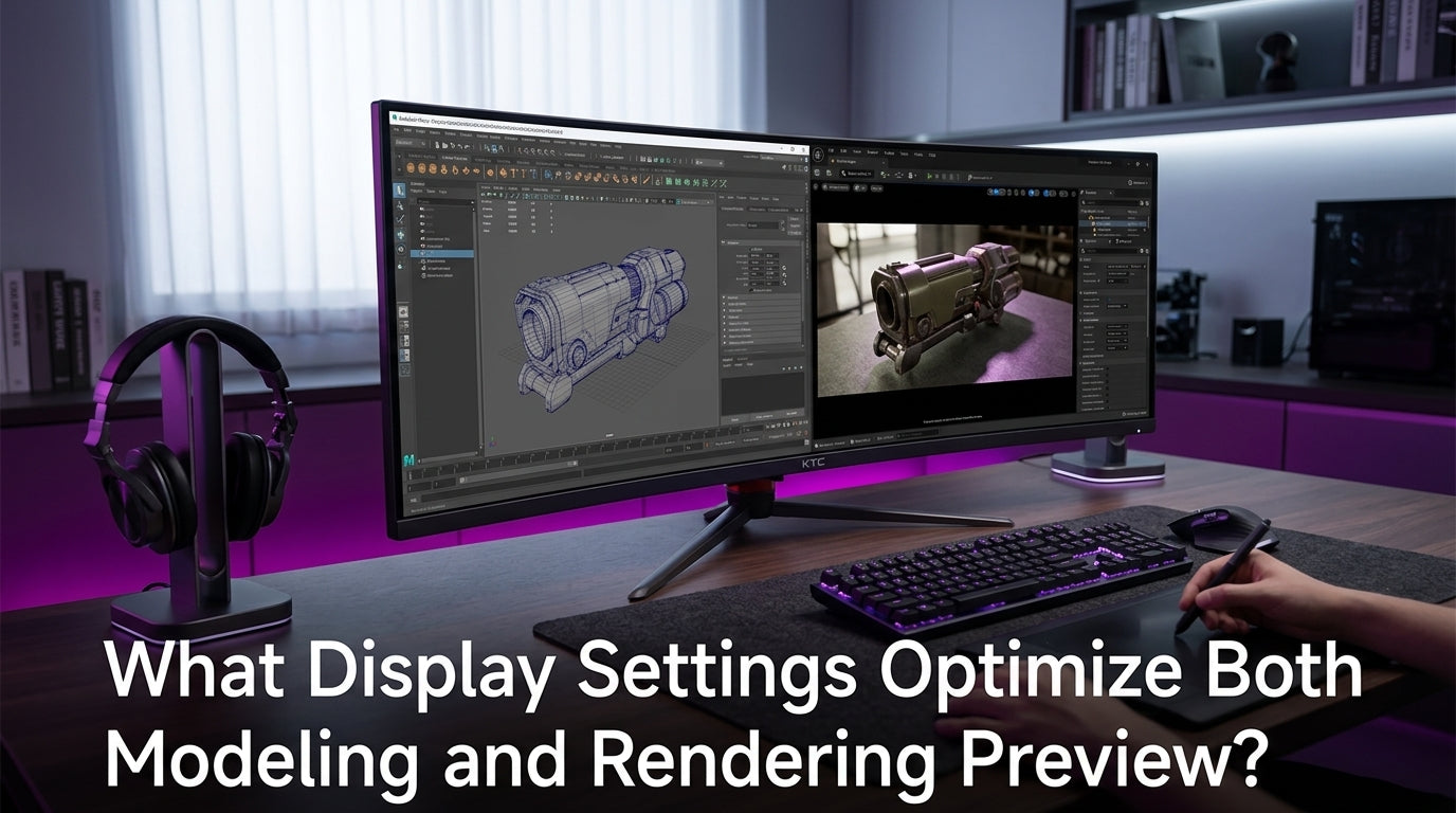 What Display Settings Optimize Both Modeling and Rendering Preview?