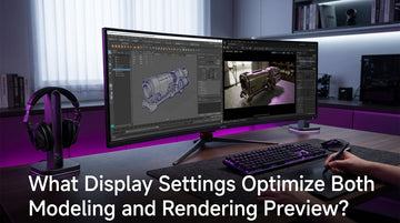 What Display Settings Optimize Both Modeling and Rendering Preview?